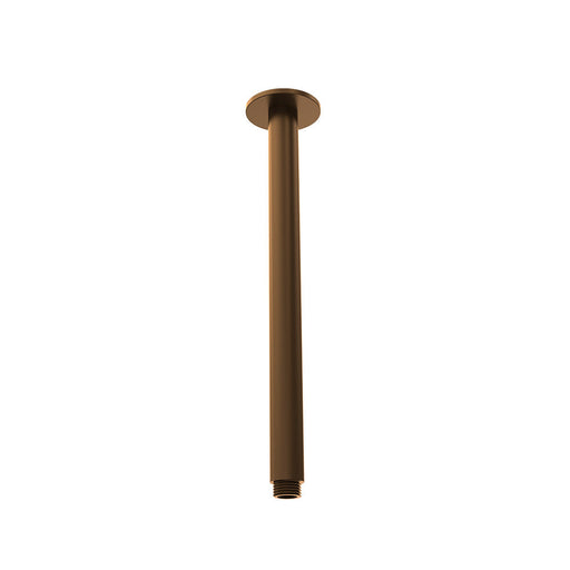 Parisi Tondo Ceiling Shower Arm 300mm - Matt Bronze-TO.SA.1C300.48-blue-leaf-bathware