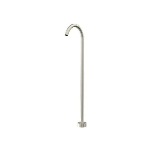 Parisi Tondo Freestanding Bath Spout 860mm Brushed Nickel-TO.03F.41-blue-leaf-bathware