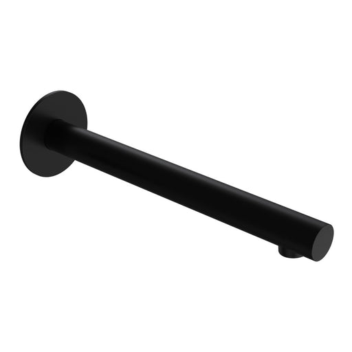 Parisi Tondo II Wall Bath Spout 220mm - Matt Black-T2.02WF.220.02-blue-leaf-bathware