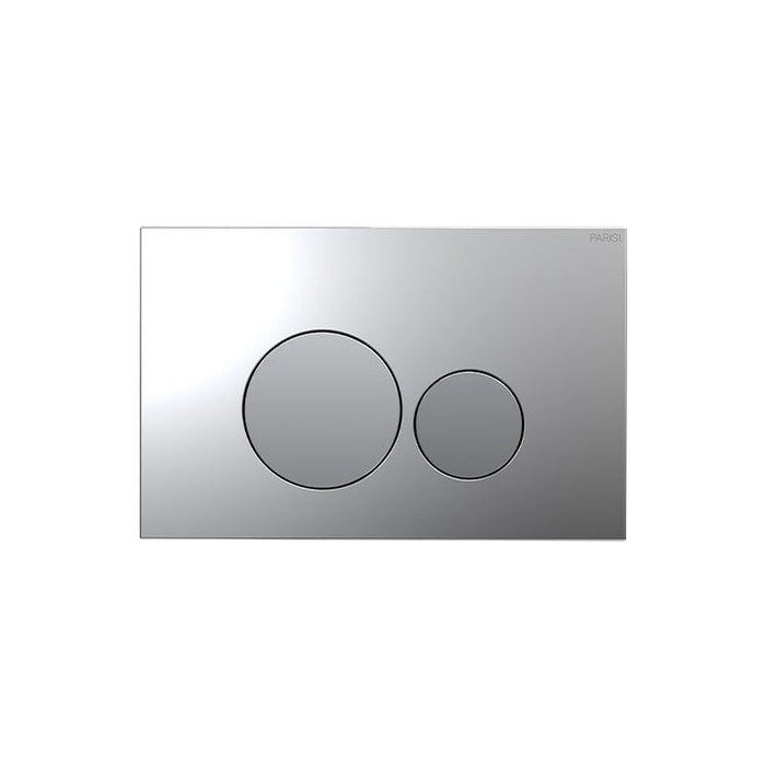 Parisi Tondo Push Panel Chrome/Satin Chrome-PA223-blue-leaf-bathware