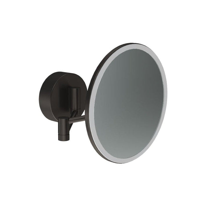 Parisi Tondo Round Magnifying Mirror with Light - Fucile-NE185.50-blue-leaf-bathware