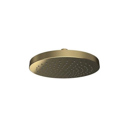 Parisi Tondo Round Shower Head 200mm ABS Brushed Brass-TO.SH.A200.46-blue-leaf-bathware