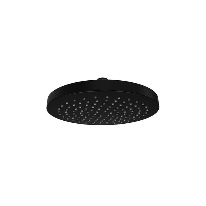 Parisi Tondo Round Shower Head 200mm ABS Matt Black-TO.SH.A200.02-blue-leaf-bathware