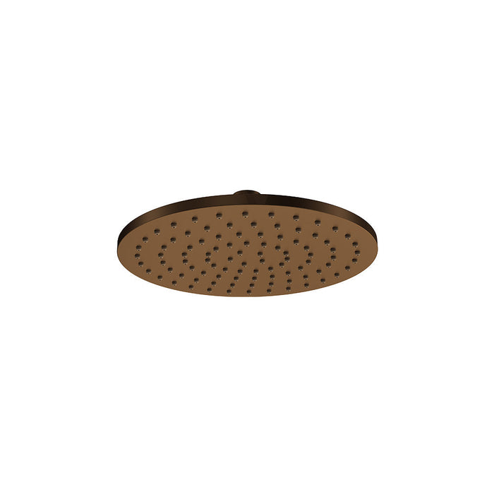 Parisi Tondo Round Shower Head 200mm (Brass) - Matt Bronze-TO.SH.B200.48-blue-leaf-bathware