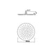 Parisi Tondo Round Shower Head 400mm Brass-TO.SH.B400-blue-leaf-bathware