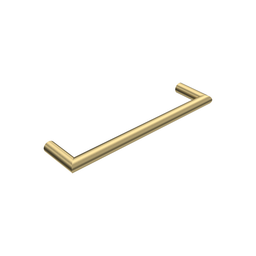 Parisi Tondo Single Towel Rail 300mm Brushed Brass-TO.TR30.46-blue-leaf-bathware