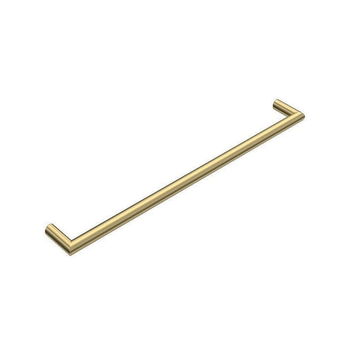 Parisi Tondo Single Towel Rail 600mm Brushed Brass-TO.TR60.46-blue-leaf-bathware