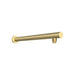 Parisi Tondo Wall Shower Arm 440mm - Brushed Brass-TO.SA.1W.46-blue-leaf-bathware