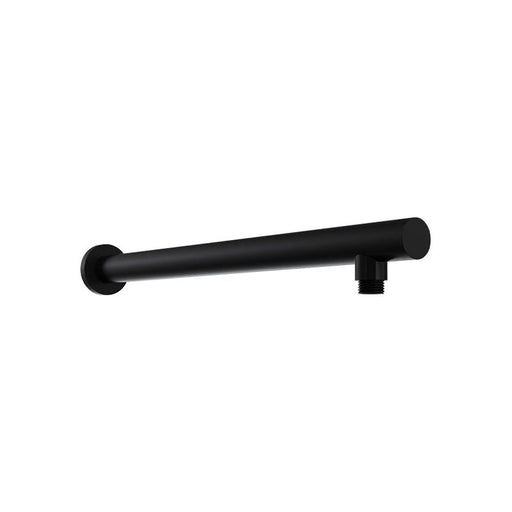 Parisi Tondo Wall Shower Arm 440mm - Matt Black-TO.SA.1W.02-blue-leaf-bathware