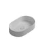 Parisi Track Oval 600 x 380 Bench Basin Gloss White-VA23-blue-leaf-bathware