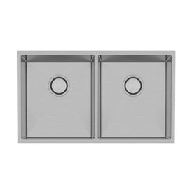 Phoenix 4000 Series Double Bowl Sink - Stainless Steel-310-2002-51-blue-leaf-bathware