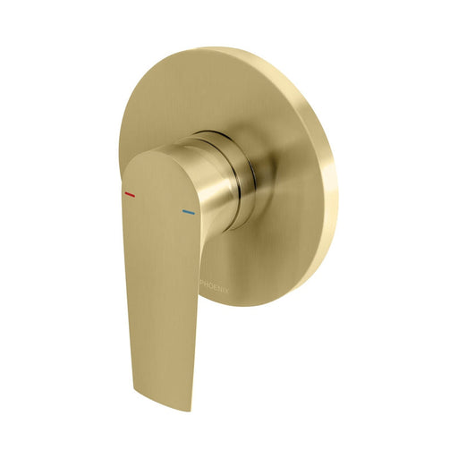 Phoenix Arlo Shower / Wall Mixer Trim Kit Only - Brushed Gold-151-7805-12-blue-leaf-bathware