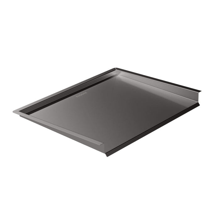 Phoenix Benchtop Drainer Tray - Brushed Black-340-8580-16-blue-leaf-bathware