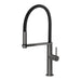 Phoenix Blix Flexible Hose Sink Mixer Round - Brushed Carbon-10473100BC-blue-leaf-bathware