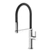 Phoenix Blix Flexible Hose Sink Mixer Round - Chrome-10473100C-blue-leaf-bathware