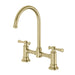 Phoenix Cromford Exposed Sink Set - Brushed Gold-134-1070-12-blue-leaf-bathware