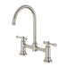 Phoenix Cromford Exposed Sink Set - Brushed Nickel-134-1070-40-blue-leaf-bathware