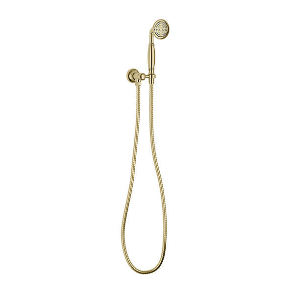 Phoenix Cromford Hand Shower - Brushed Gold-134-6610-12-blue-leaf-bathware