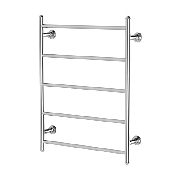 Phoenix Cromford Heated Towel Ladder 550mm - Chrome-134-8750-00-blue-leaf-bathware