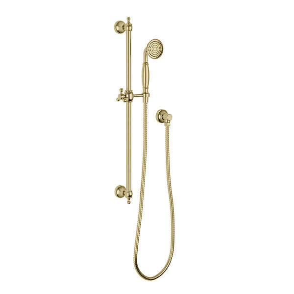 Phoenix Cromford Rail Shower - Brushed Gold-134-6810-12-blue-leaf-bathware