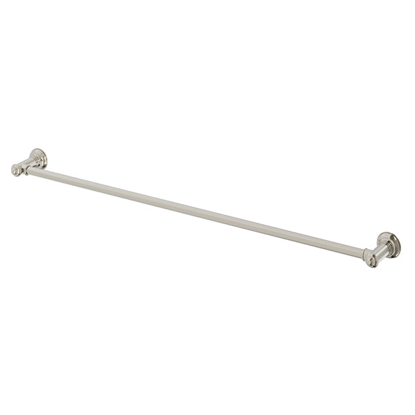 Phoenix Cromford Single Towel Rail 800mm - Brushed Nickel-134-8030-40-blue-leaf-bathware