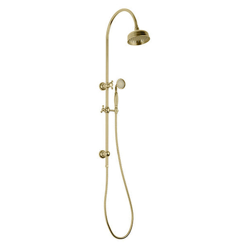 Phoenix Cromford Twin Shower - Brushed Gold-134-6510-12-blue-leaf-bathware