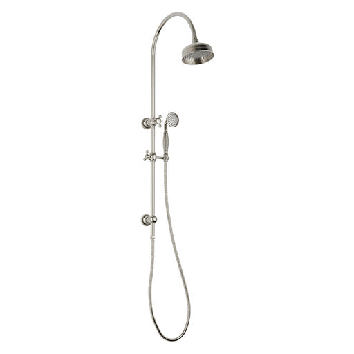 Phoenix Cromford Twin Shower - Brushed Nickel-134-6510-40-blue-leaf-bathware