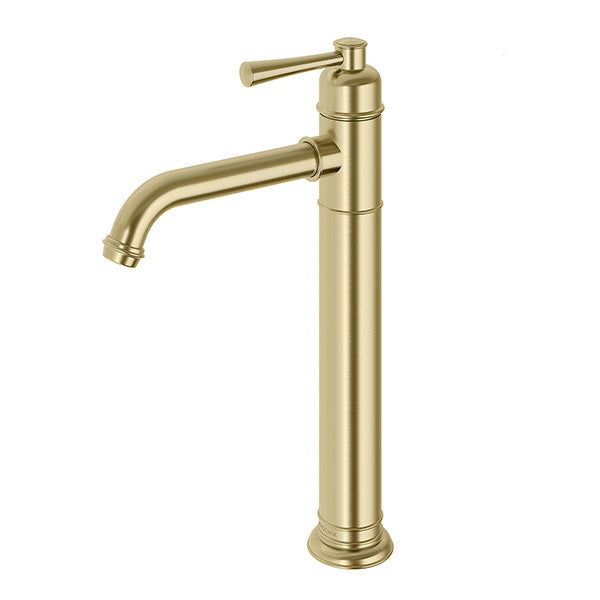 Phoenix Cromford Vessel Mixer - Brushed Gold-134-7900-12-blue-leaf-bathware