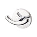 Phoenix Festival Robe Hook - Chrome-FE897 CHR-blue-leaf-bathware