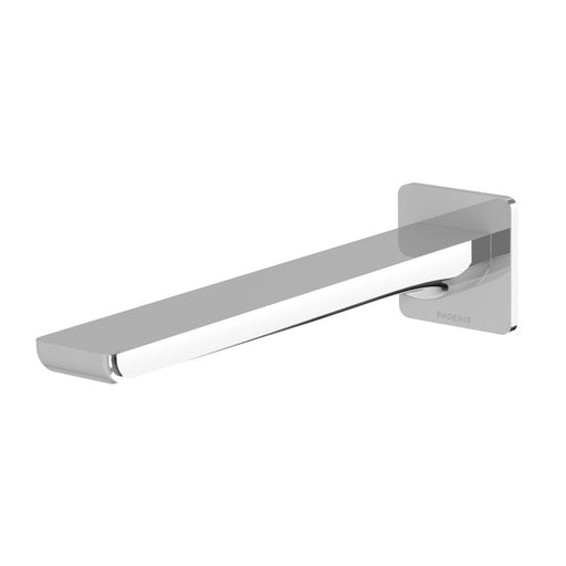 Phoenix Gloss MKII Wall Basin / Bath Outlet 200mm - Chrome-135-7610-00-blue-leaf-bathware