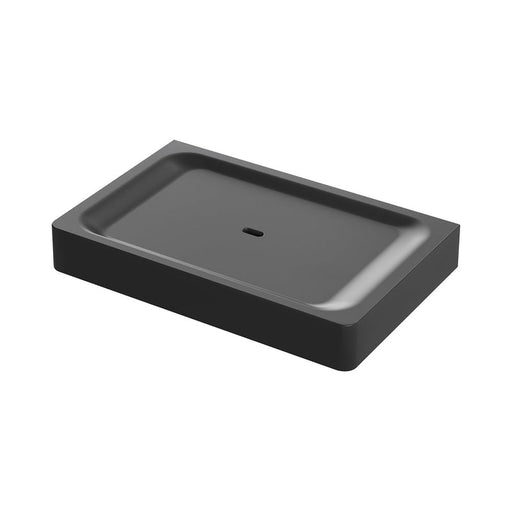 Phoenix Gloss Soap Dish - Matte Black-GS895 MB-blue-leaf-bathware