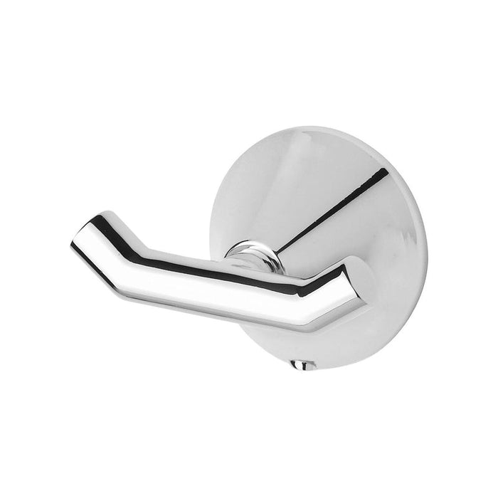 Phoenix Ivy Double Robe Hook - Chrome-YV901 CHR-blue-leaf-bathware