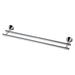 Phoenix Ivy Double Towel Rail 760mm - Chrome-YV811 CHR-blue-leaf-bathware