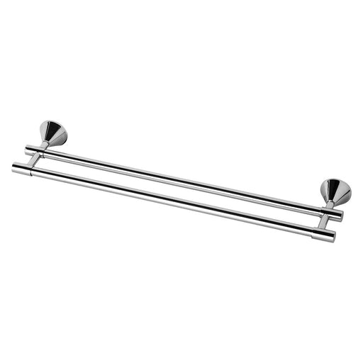 Phoenix Ivy Double Towel Rail 900mm - Chrome-YV812 CHR-blue-leaf-bathware