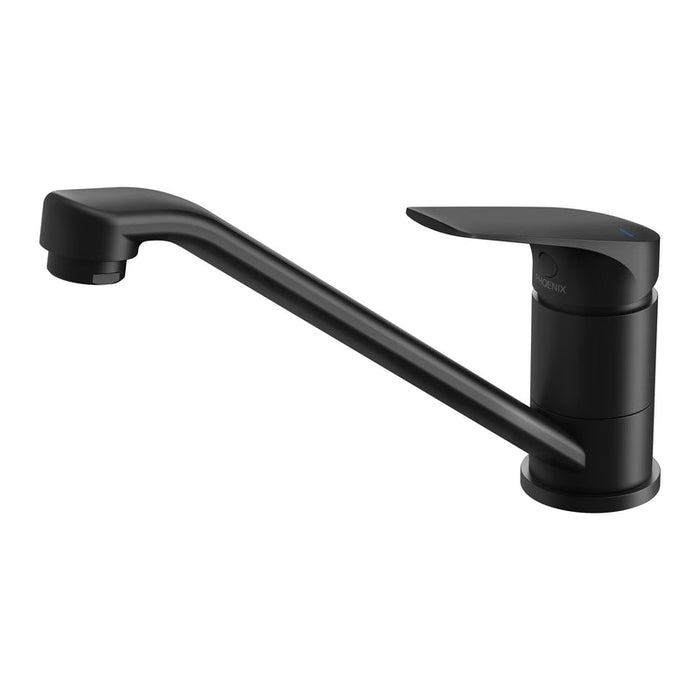 Phoenix Ivy MKII Swivel Sink Mixer - Matte Black-154-7300-10-blue-leaf-bathware