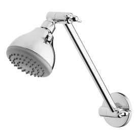 Phoenix Ivy Shower Arm & Rose - Chrome-YV5101-00-blue-leaf-bathware