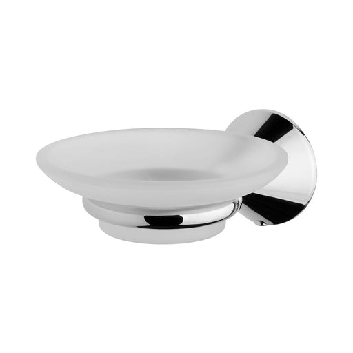 Phoenix Ivy Soap Dish - Chrome-YV895 CHR-blue-leaf-bathware