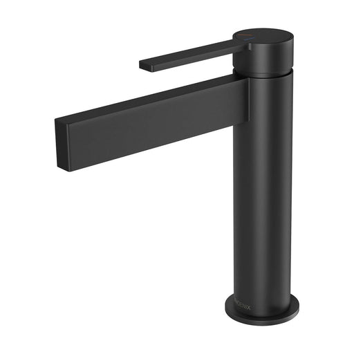 Phoenix Lexi MKII Basin Mixer - Matte Black-123-7700-10-blue-leaf-bathware