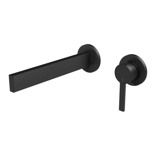 Phoenix Lexi MKII Wall Bath Mixer Set 200mm - Matte Black-123-7820-10-blue-leaf-bathware