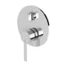 Phoenix Lexi MKII Wall Shower / Bath Diverter Mixer - Chrome-123-7910-00-blue-leaf-bathware