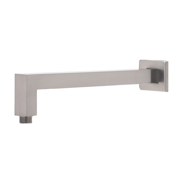 Phoenix Lexi Shower Arm 400mm Square - Brushed Nickel-LE6000-40-blue-leaf-bathware