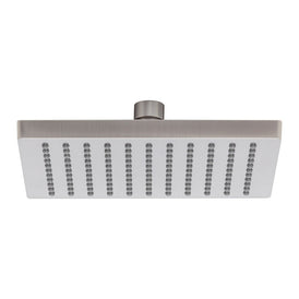 Phoenix Lexi Shower Rose 200mm Square - Brushed Nickel-LE5100-40-blue-leaf-bathware