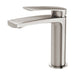 Phoenix Mekko Basin Mixer - Brushed Nickel-115-7700-40-blue-leaf-bathware