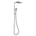 Phoenix NX Cape Twin Shower - Chrome / Matte Black-605-6500-60-blue-leaf-bathware