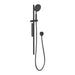 Phoenix NX Iko Rail Shower - Matte Black-608-6810-10-blue-leaf-bathware