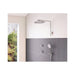 Phoenix NX Iko Shower Rose - Matte Black-608-5000-10-blue-leaf-bathware