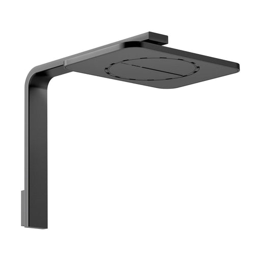 Phoenix NX Orli Shower Arm & Rose - Matte Black-607-5100-10-blue-leaf-bathware