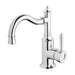 Phoenix Nostalgia Basin Mixer 160mm Shepherds Crook - Chrome-NS748 CHR-blue-leaf-bathware