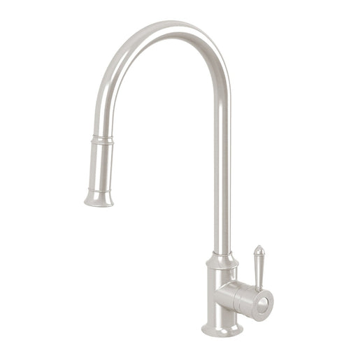 Phoenix Nostalgia Pull Out Sink Mixer - Brushed Nickel-NS710-40-blue-leaf-bathware