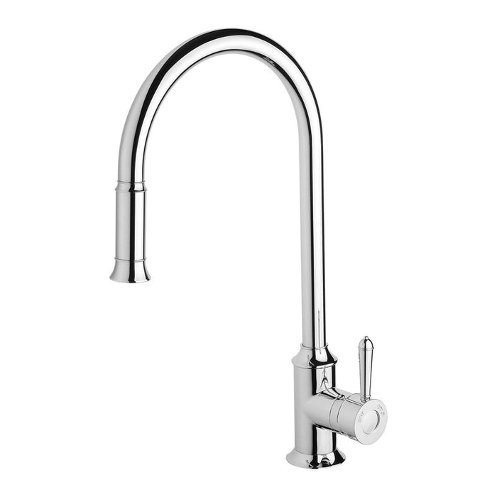 Phoenix Nostalgia Pull Out Sink Mixer - Chrome-NS710 CHR-blue-leaf-bathware